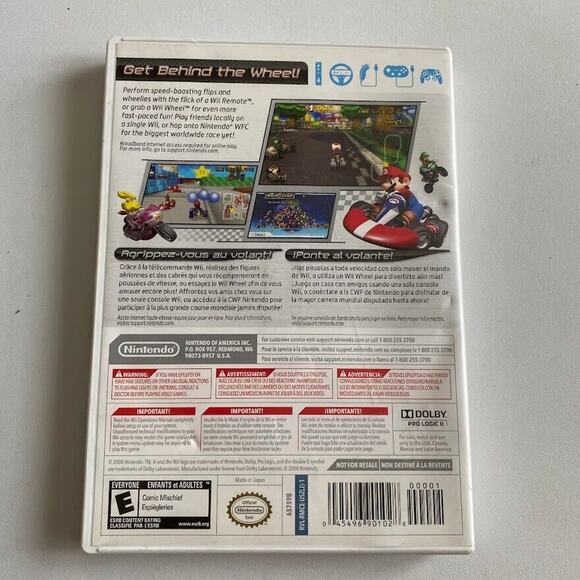 Red Nintendo Wii Mini Console 8GB Mario Kart Video Game Bundle Set - Picture 9 of 11